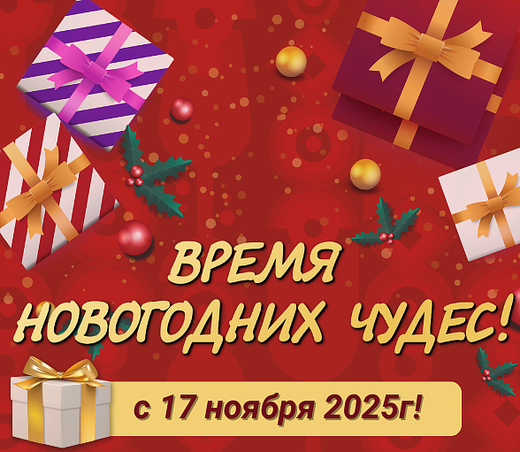 ВРЕМЯ НОВОГОДНИХ ЧУДЕС!